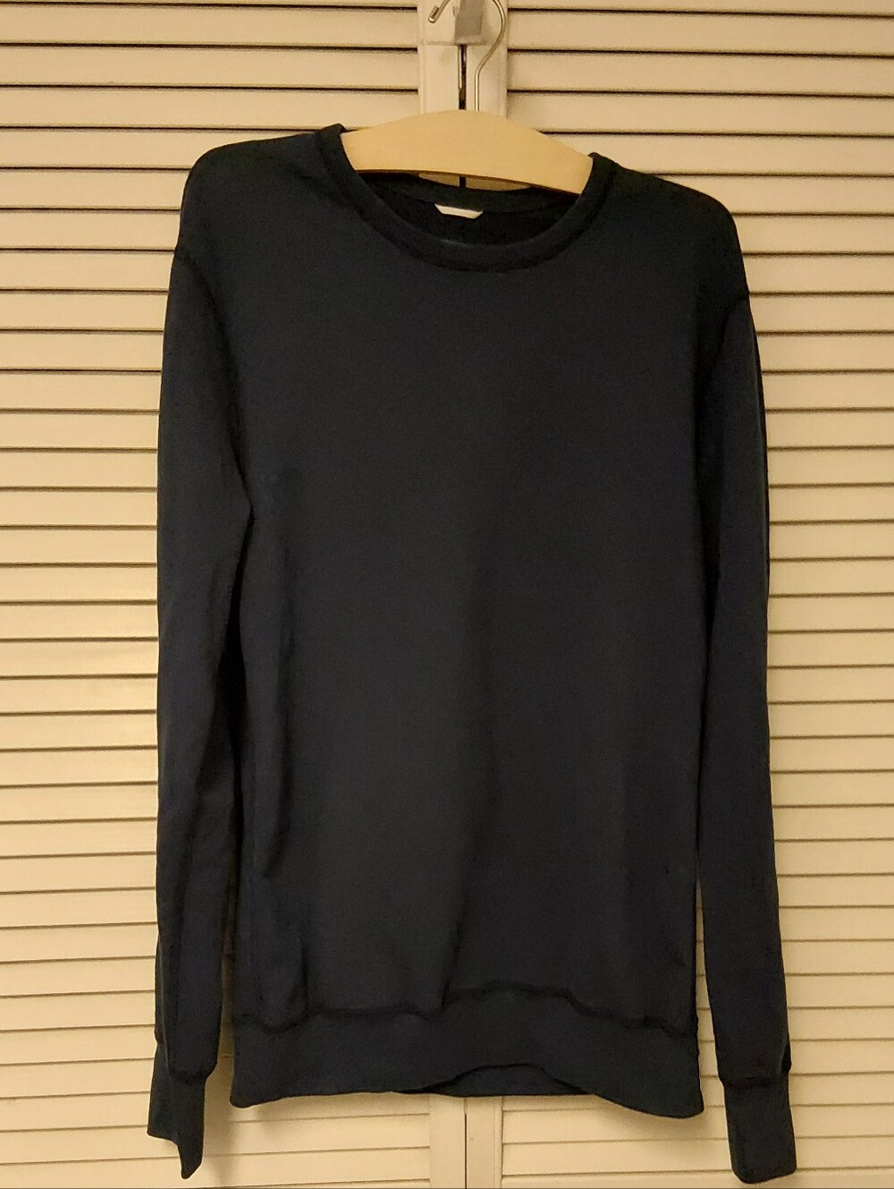 Reigning Champ Navy Lightwright Crewneck Sweatshirt